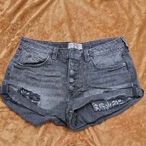 We the free Graywash Denim Women's Shorts Size 29